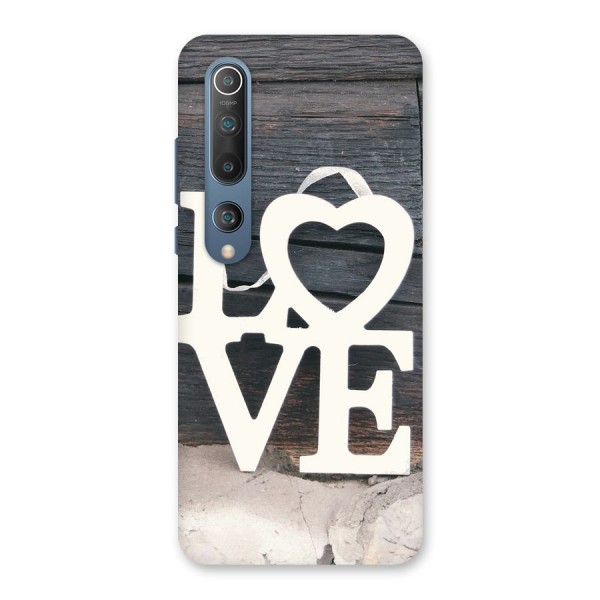 Wood Love Lock Back Case for Mi 10