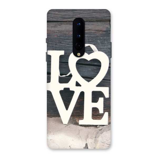 Wood Love Lock Back Case for OnePlus 8