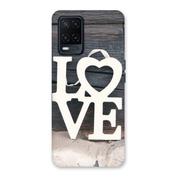 Wood Love Lock Back Case for Oppo A54