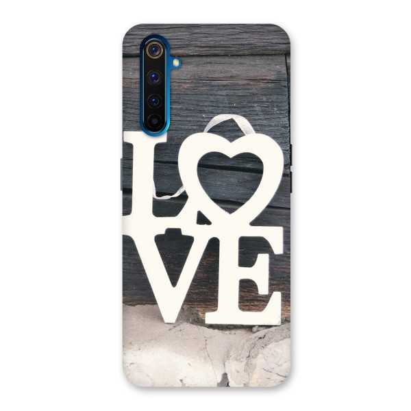 Wood Love Lock Back Case for Realme 6 Pro