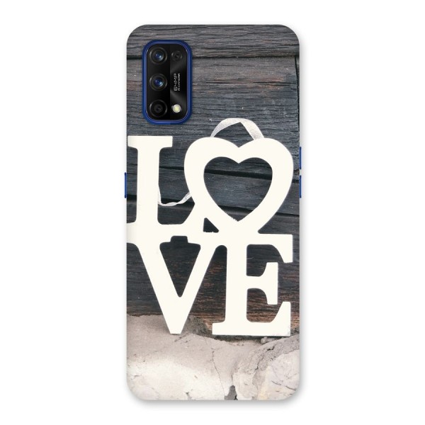 Wood Love Lock Back Case for Realme 7 Pro