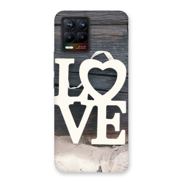 Wood Love Lock Back Case for Realme 8