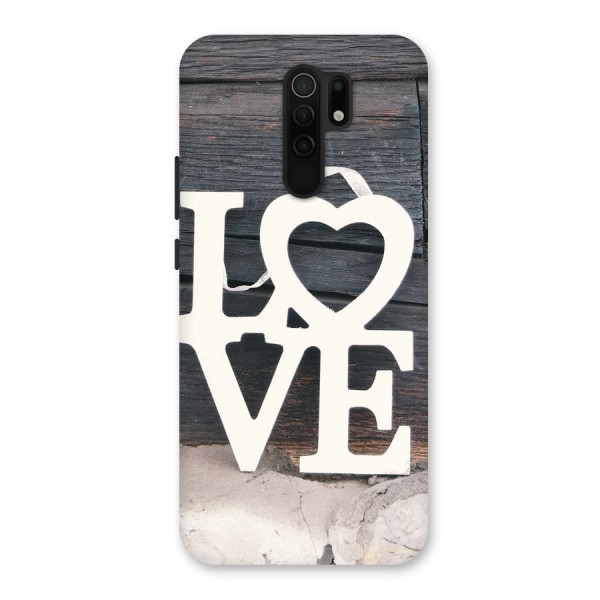 Wood Love Lock Back Case for Redmi 9 Prime