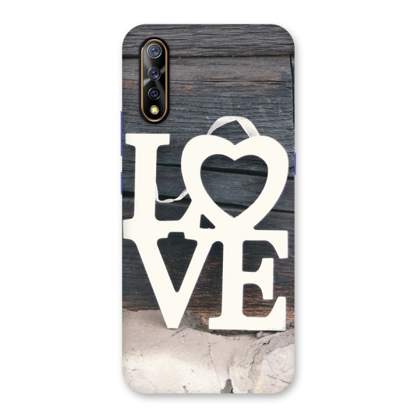 Wood Love Lock Back Case for Vivo S1