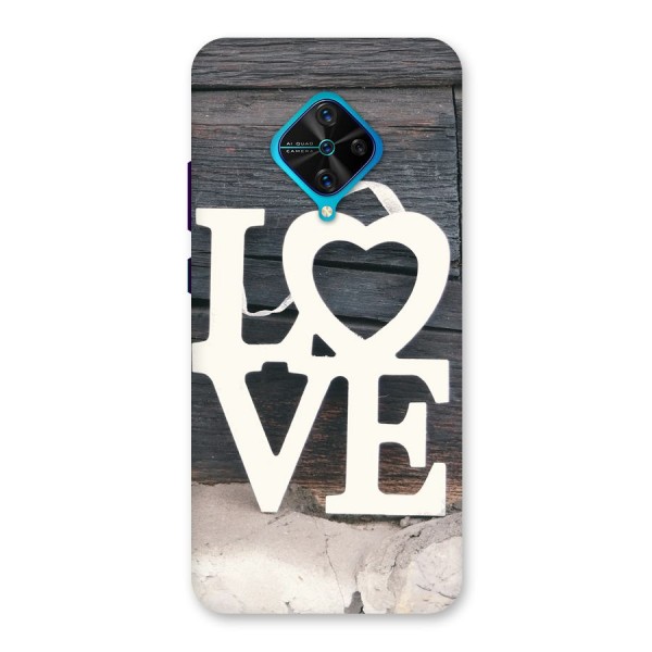 Wood Love Lock Back Case for Vivo S1 Pro