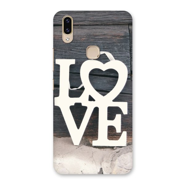 Wood Love Lock Back Case for Vivo V9