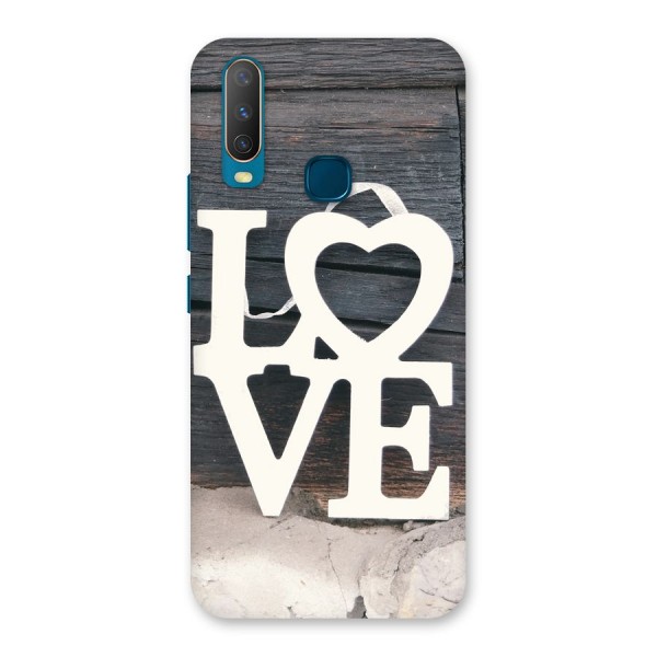 Wood Love Lock Back Case for Vivo Y15