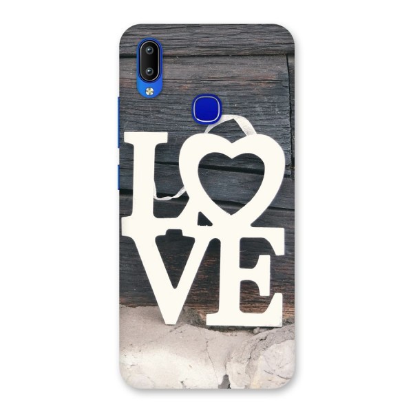 Wood Love Lock Back Case for Vivo Y91