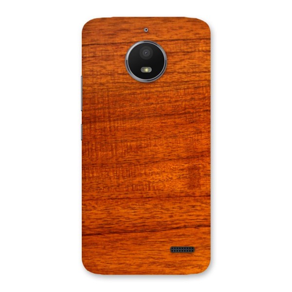 Wood Texture Design Back Case for Moto E4