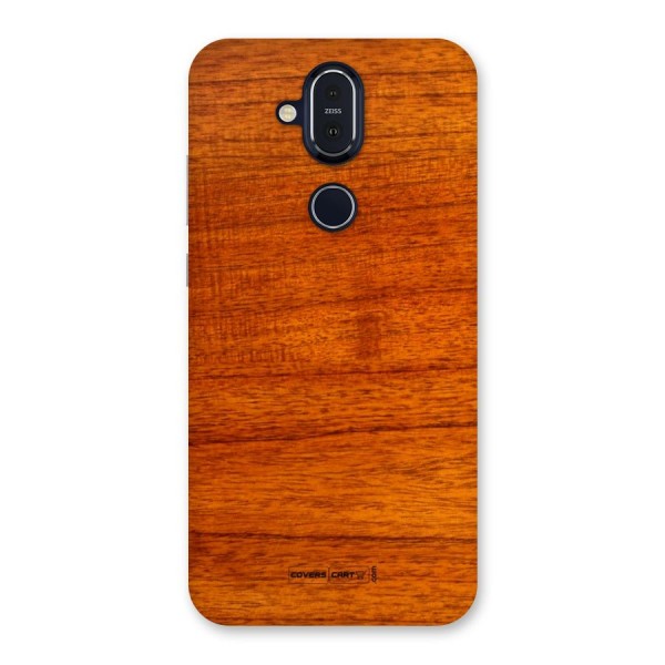 Wood Texture Design Back Case for Nokia 8.1