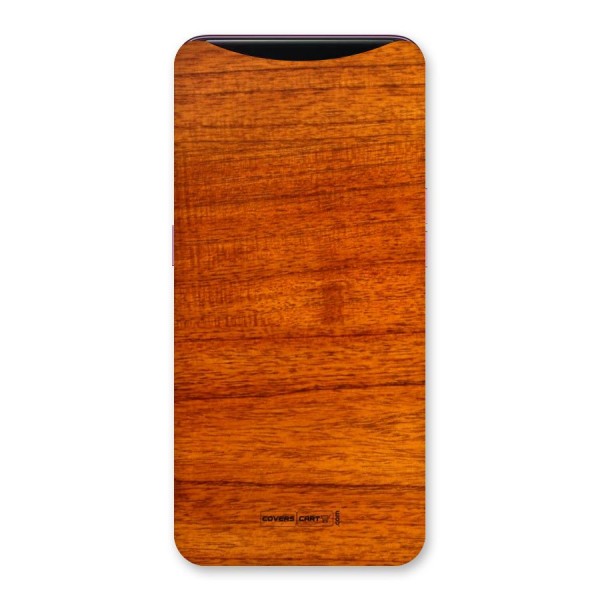 Wood Texture Design Back Case for Oppo Find X