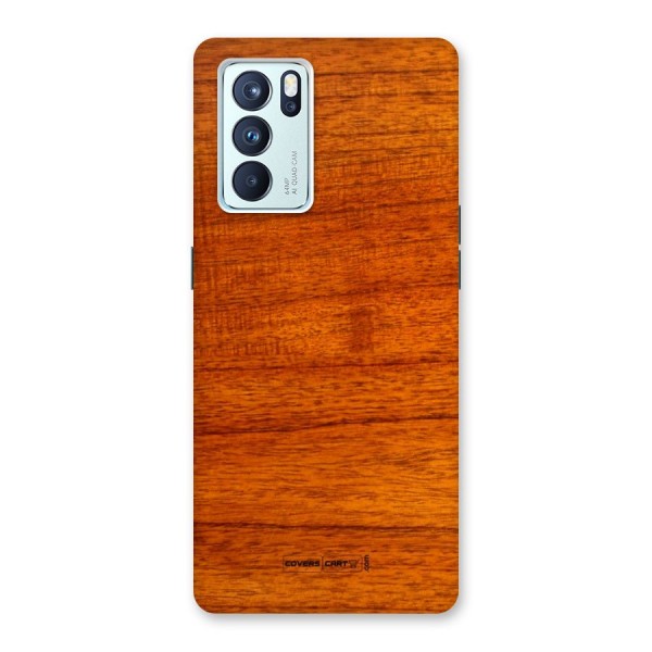 Wood Texture Design Back Case for Oppo Reno6 Pro 5G