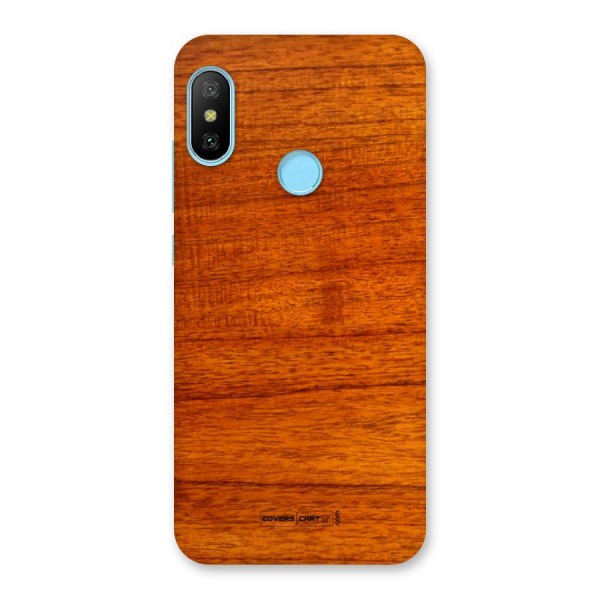 Wood Texture Design Back Case for Redmi 6 Pro