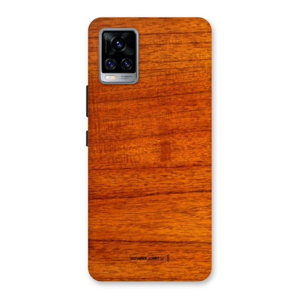 Wood Texture Design Back Case for Vivo V20 Pro