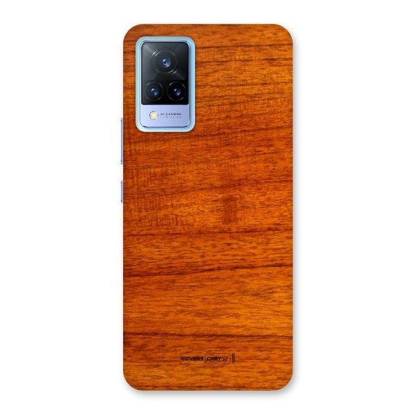 Wood Texture Design Back Case for Vivo V21 5G