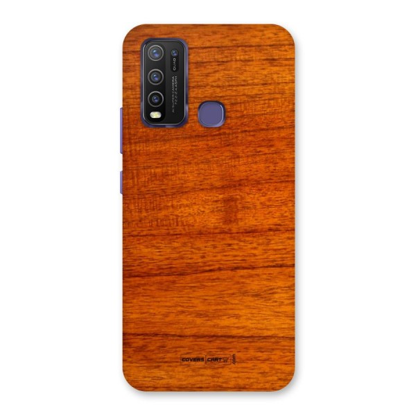 Wood Texture Design Back Case for Vivo Y30