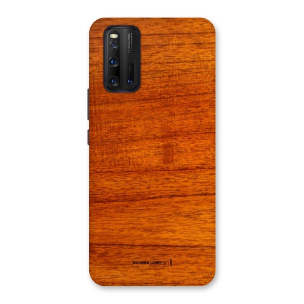 Wood Texture Design Back Case for Vivo iQOO 3