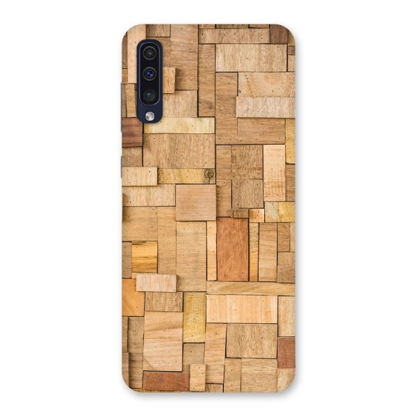 Wooden Blocks Back Case for Galaxy A50