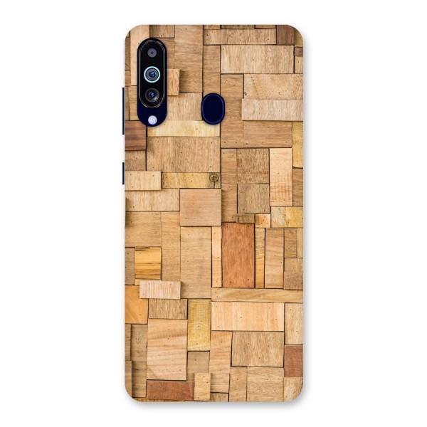 Wooden Blocks Back Case for Galaxy A60