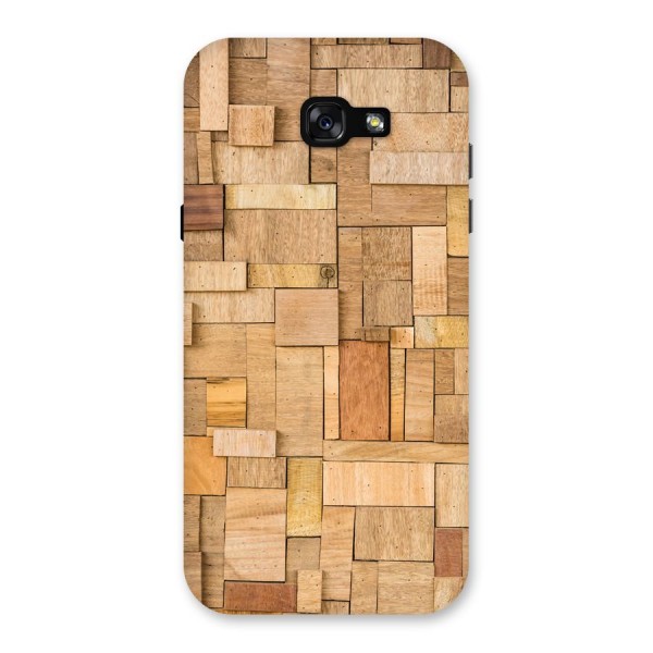 Wooden Blocks Back Case for Galaxy A7 (2017)