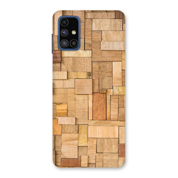 Wooden Blocks Back Case for Galaxy M51