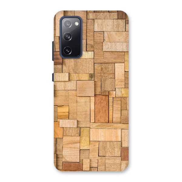 Wooden Blocks Back Case for Galaxy S20 FE