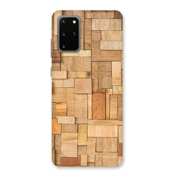 Wooden Blocks Back Case for Galaxy S20 Plus