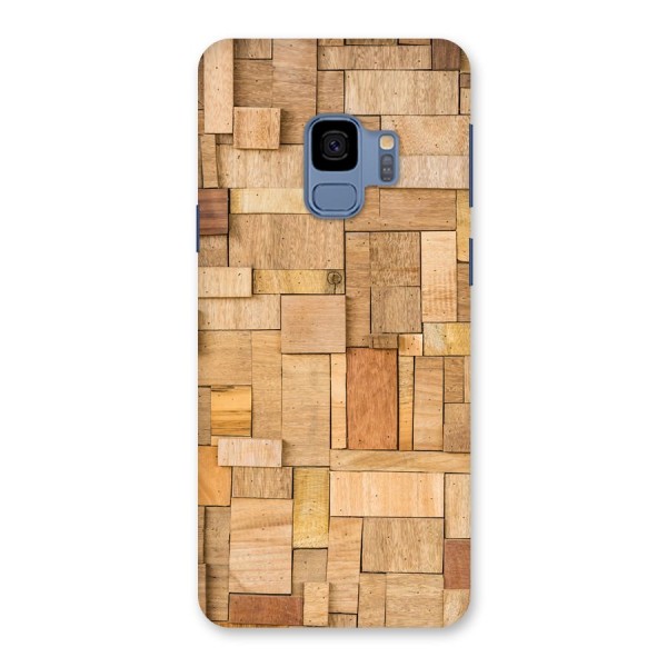 Wooden Blocks Back Case for Galaxy S9