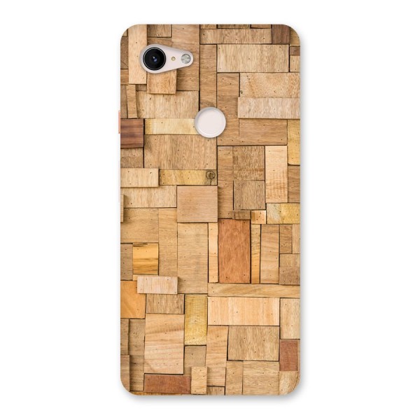 Wooden Blocks Back Case for Google Pixel 3 XL