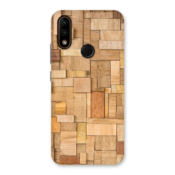 Wooden Blocks Back Case for Lenovo A6 Note