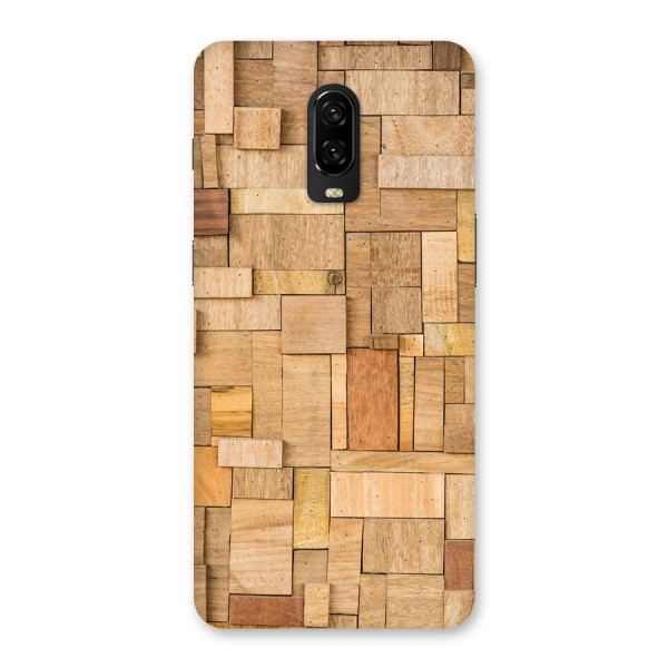 Wooden Blocks Back Case for OnePlus 6T