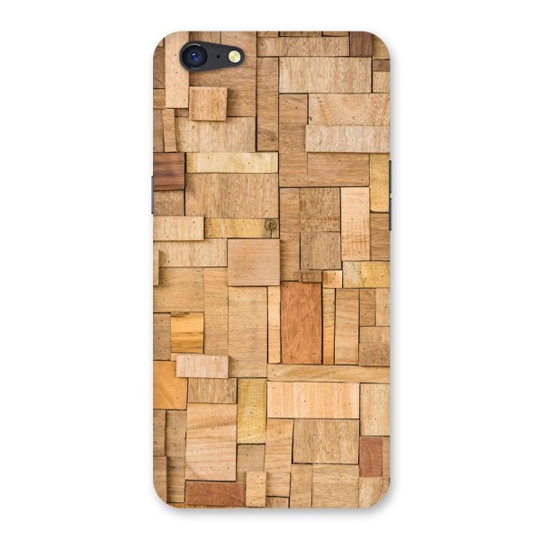 Wooden Blocks Back Case for Oppo A71