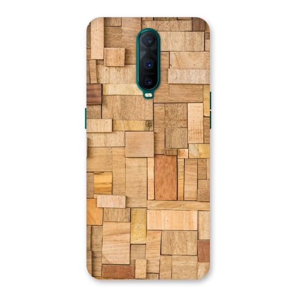 Wooden Blocks Back Case for Oppo R17 Pro