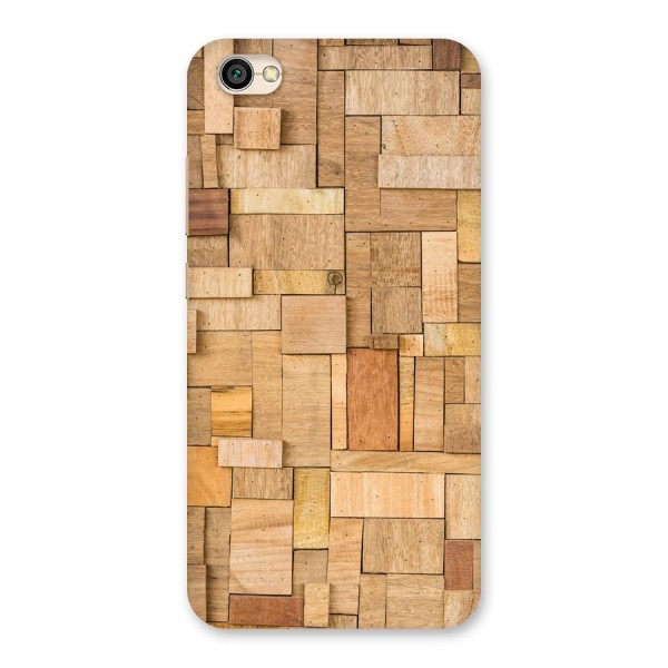 Wooden Blocks Back Case for Redmi Y1 Lite