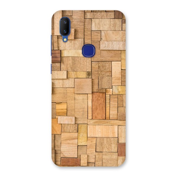 Wooden Blocks Back Case for Vivo V11