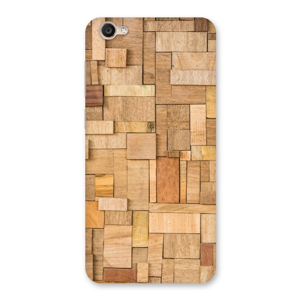 Wooden Blocks Back Case for Vivo Y55s