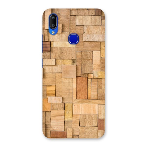 Wooden Blocks Back Case for Vivo Y91