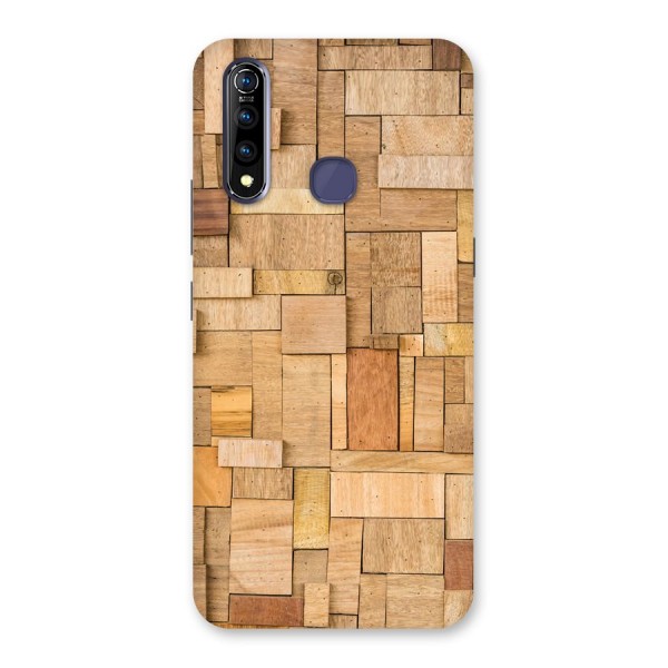 Wooden Blocks Back Case for Vivo Z1 Pro