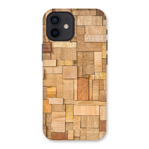 Wooden Blocks Back Case for iPhone 12