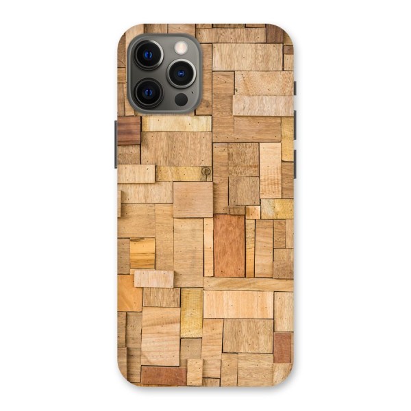 Wooden Blocks Back Case for iPhone 12 Pro Max