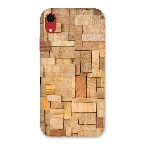 Wooden Blocks Back Case for iPhone XR