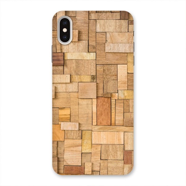 Wooden Blocks Back Case for iPhone XS Max