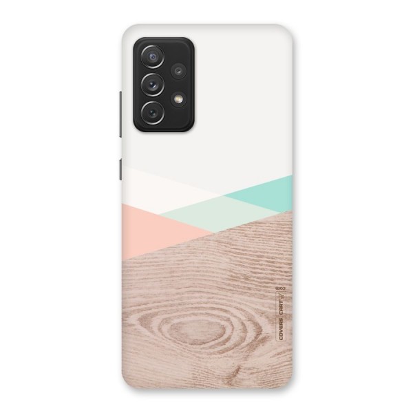 Wooden Fusion Back Case for Galaxy A72