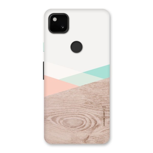 Wooden Fusion Back Case for Google Pixel 4a