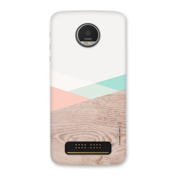 Wooden Fusion Back Case for Moto Z Play