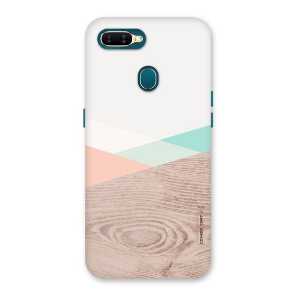 Wooden Fusion Back Case for Oppo A12