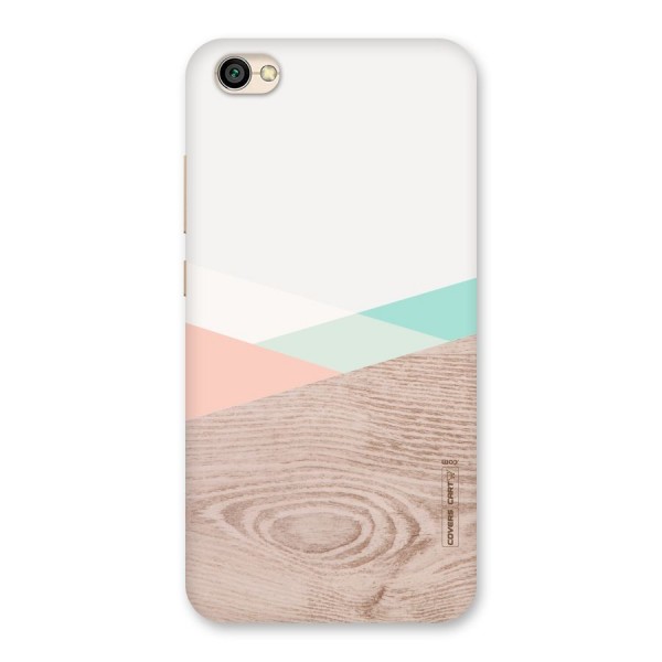 Wooden Fusion Back Case for Redmi Y1 Lite