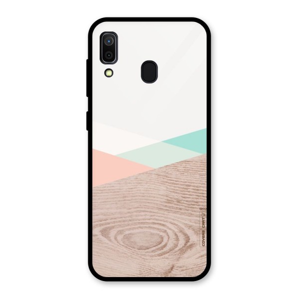 Wooden Fusion Glass Back Case for Galaxy A30