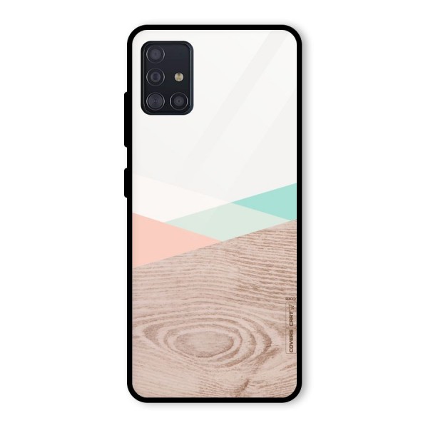 Wooden Fusion Glass Back Case for Galaxy A51