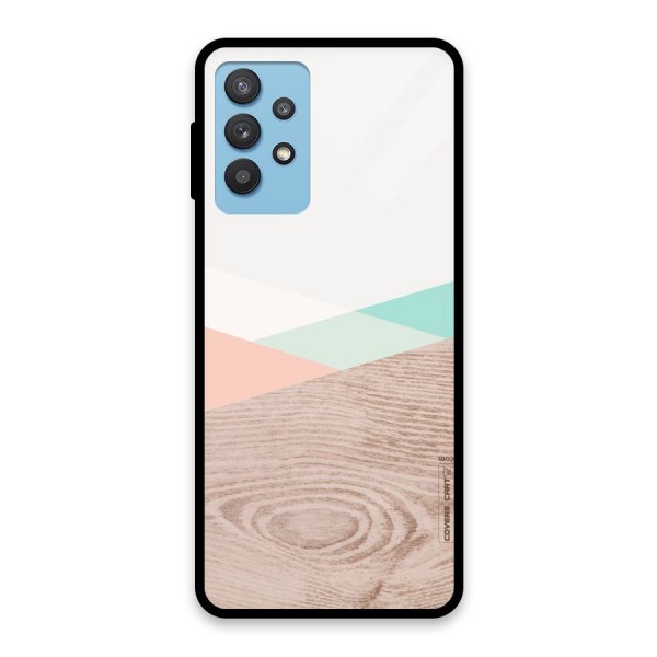 Wooden Fusion Glass Back Case for Galaxy M32 5G